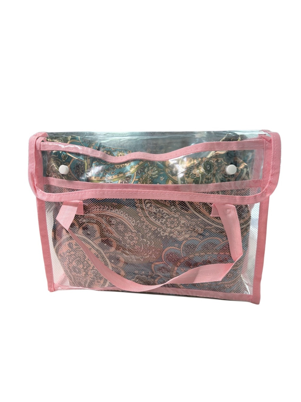 Clear Stadium Event Tote Bag Pink